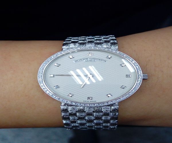 流當手錶拍賣 VACHERON CONSTANTIN 江詩丹頓 18K金 手上鍊男錶 9成新 喜歡價可議ZR207